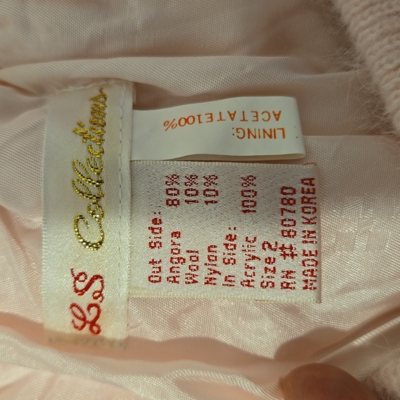 LS Collection Angora Pink A Line Skirt Size 2 Lined - Picture 6 of 8